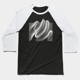 waves design Baseball T-Shirt